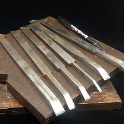 The Cutter Set.  The high quality of these cutters is evident in their taper, their thickness, and their finish.