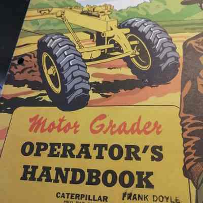 Motor grader. Operator's handbook