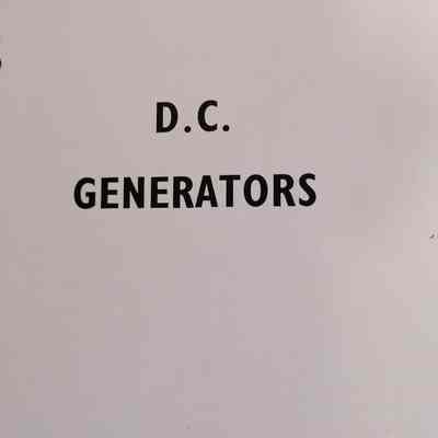 D. C. generators. Instruction book,