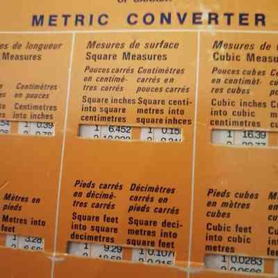Metric converter