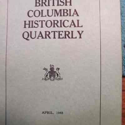 British Columbia Historical Quarterly Periodical