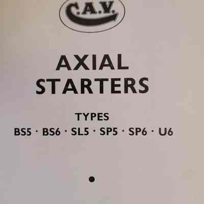 Axial starters