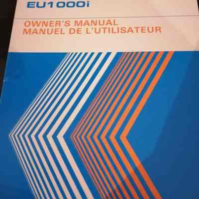 EU1000. Owner's manual