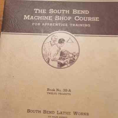 South Bend machine shop course for apprentice training