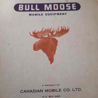 Bull Moose mobile equipment. C-25 track tractor
