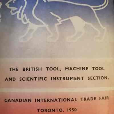 British tool, machine tool, and scientific instrument section
