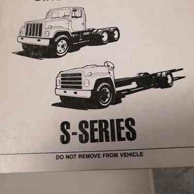 International trucks. S-series Electrical circuit diagrams