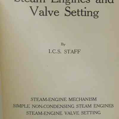 Steam engines and valve setting