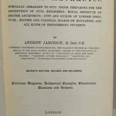 Elementary manual on applied mechanics