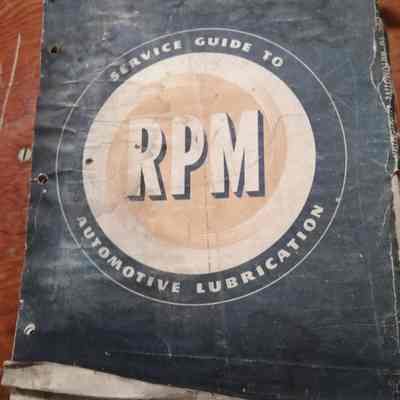 RPM. Service guide to automobile lubrication.