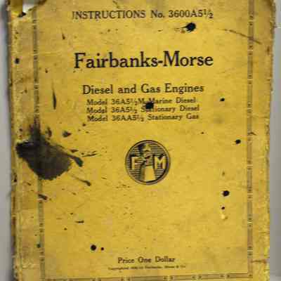 Fairbanks-Morse. Diesel and gas engines.