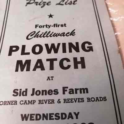 Plowing match leaflets and newspaper clippings
