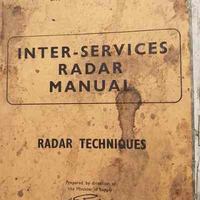 Inter-services radar manual restricted.
