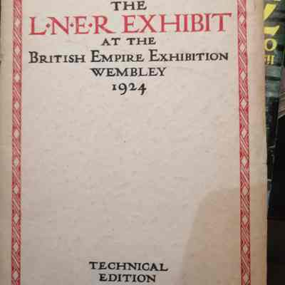 LNER exhibit at the British Empire Exhibition Wembly, 1924