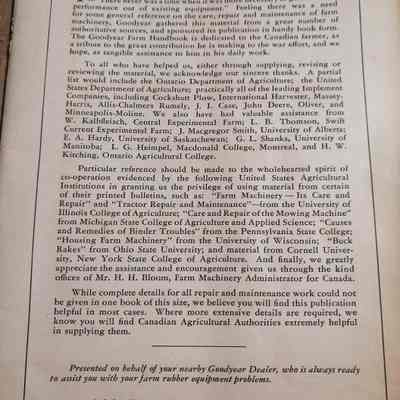 Goodyear farm handbook