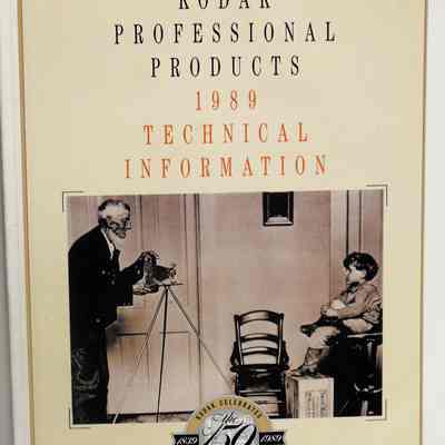 Kodak professional products. 1989 technical information