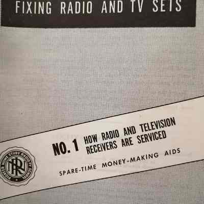 How to make extra money fixing radio and tv sets