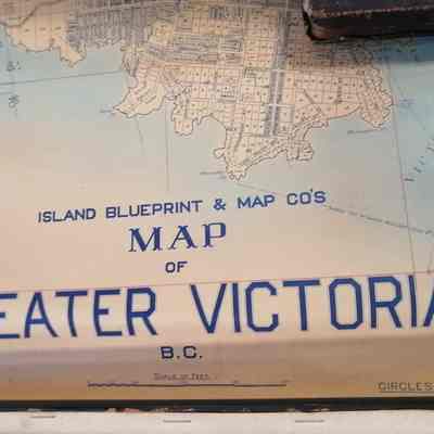 Map of Greater Victoria. B.C.
