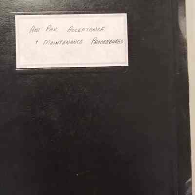 Ani Pak acceptance and maintenace proceedures