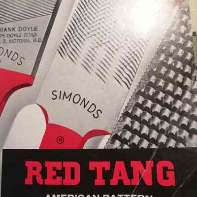 Red Tang American pattern files and rasps