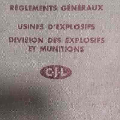 General rules. Explosive plants. Explosive and ammunition division.