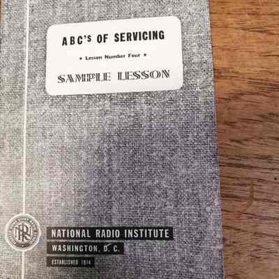 ABC's of servicing. Lesson number four. Sample lesson