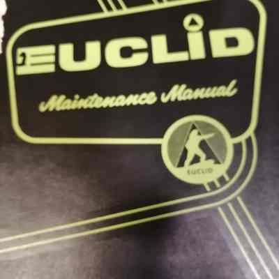 Euclid maintenance manual for models FD 91, 93,& 94