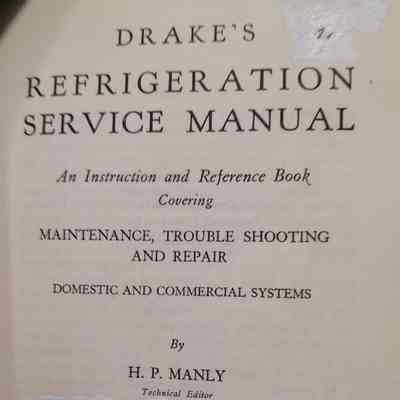 Drake's refrigeration service manual