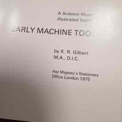 Early machine tools