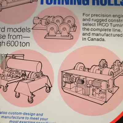 Irco turning rolls