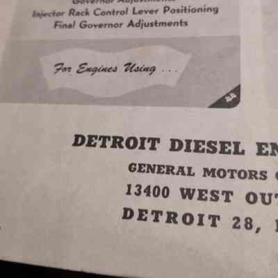 Engine tune-up procedure