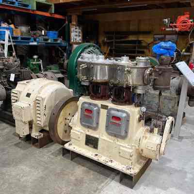 Reader compound steam engine with generator (DC) ex W.J. Stewart Hydrographic Survey ship