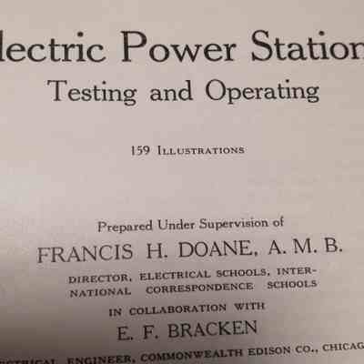 Electric power stations. Testing and operating.