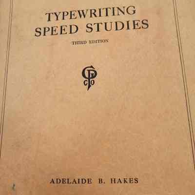 Typewriting speed studies
