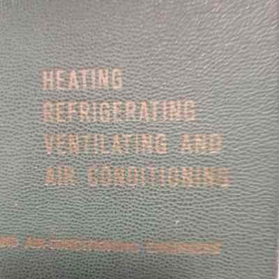 Ashrae. Handbook of fundamentals. Heating, refrigerating, ventilating and air conditioning