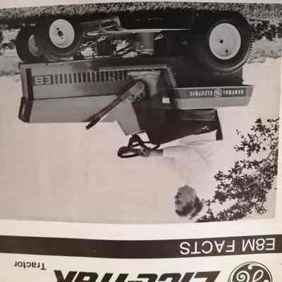 Elec-Trak tractor. E8M facts