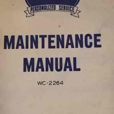 Maintenance manual. WC-2264