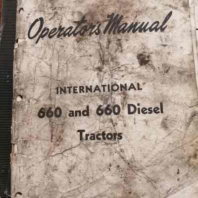Operating manual international 660 and 660 diesel tractor
