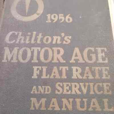 Chilton's motor age flat rate and service manual