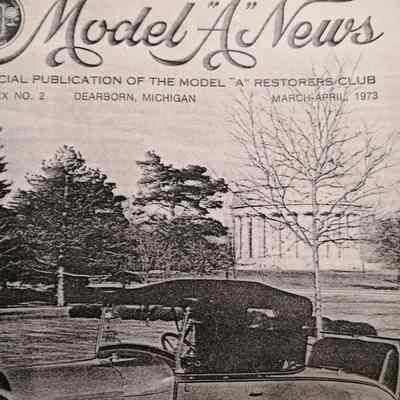 Ford Model A automobile (Binder)