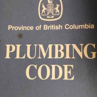 Province of British Columbia plumbing code.