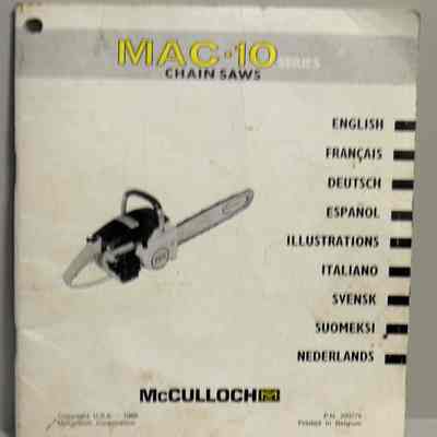 MAC-10 chain saw