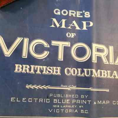 Gore's map of Victoria . British Columbia.
