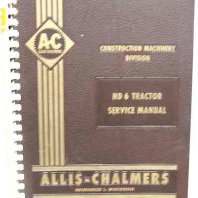No 6 tractor service manual