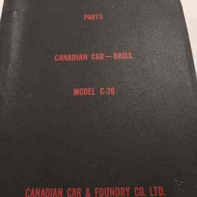 Parts. Canadian Car - Brill. Model C-36.