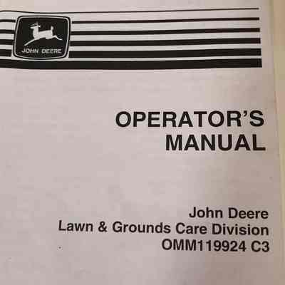 John Deere. Operator's manual. 246 Rotary broom for front mowers