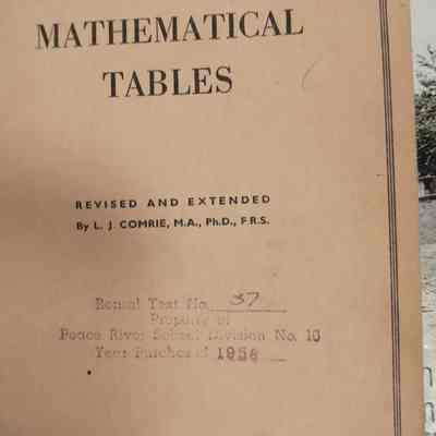 Knott's four-figure mathematical tables