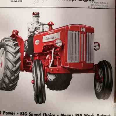 B-414 tractor. 40 b.h.p. engine