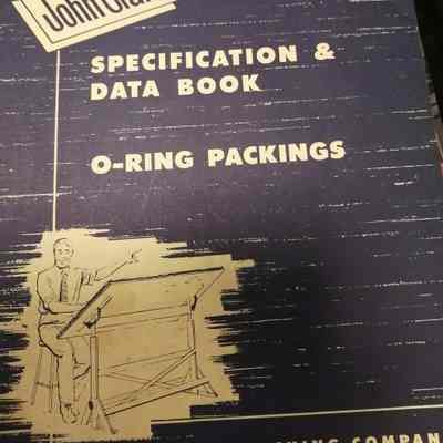 Specification & data book. O-ring packings
