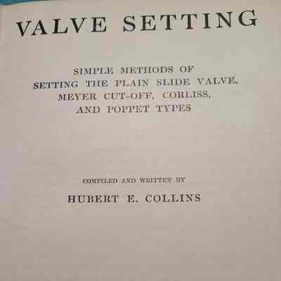 Valve setting